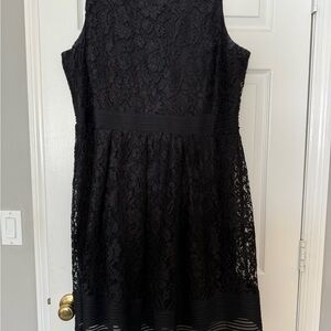Elegant Black Lace Dress